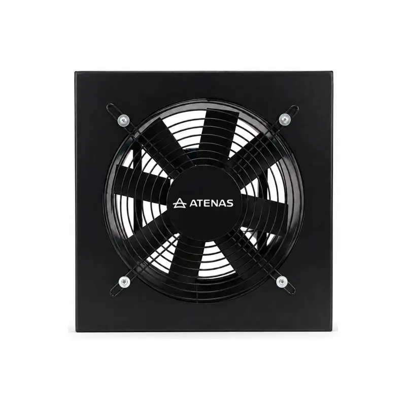 Extractor Axial 35 cm Con Frente Cuadrado 380v 1400rpm