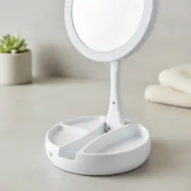 Espejo Plegable 2 Lados Con Luz Led...