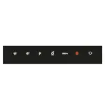Campana Whirlpool 90cm Negro Inox TBOX