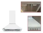 Campana Maraldi Cucine 60 Cm Esmaltada Blanco Con Luz