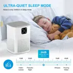 Purificador de aire Honeyuan H13 HEPA para habitación grande de 600 m², blanco