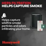 Purificador de aire Honeywell AllergenPlus HEPA HPA200 negro
