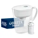 Jarra con filtro de agua Brita Metro, 1,4 litros, capacidad para 6 tazas, color blanco