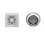 Extractor de Baño 5 pulgadas Con Rejilla Fija de Acero Inoxidable 012P-RF12A