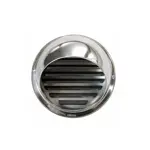 Extractor Industrial 20 CM Con Rejilla Fija de Acero Inoxidable