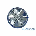 Extractor Industrial 25 CM Con Rejilla Fija de Acero Inoxidable