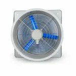 Extractor Industrial Reforzado 40 cm Con Frente Cuadrado 380v 1400rpm