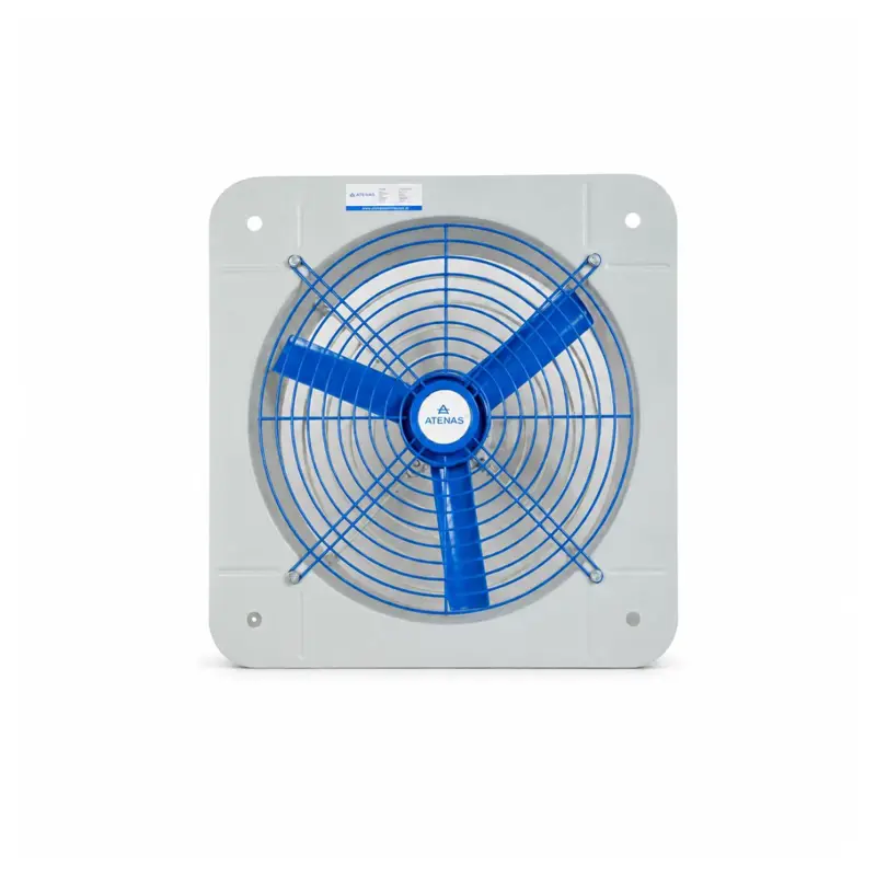 Extractor Industrial Reforzado 40 cm Con Frente Cuadrado 380v 1400rpm