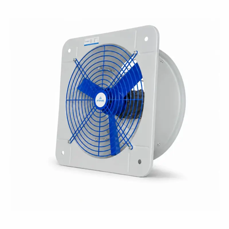 Extractor Industrial Reforzado 40 cm Con Frente Cuadrado 380v 1400rpm