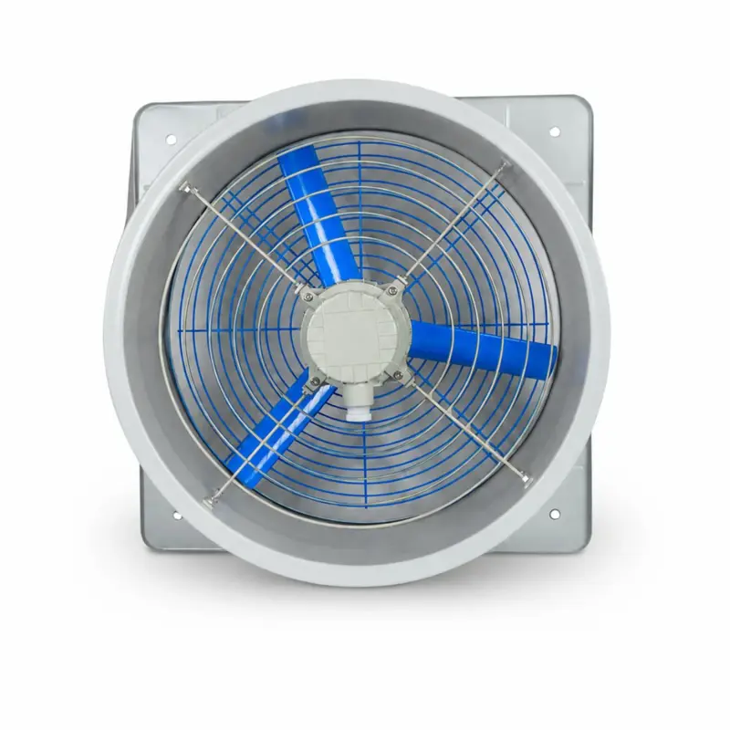 Extractor Industrial Reforzado 40 cm Con Frente Cuadrado 380v 1400rpm