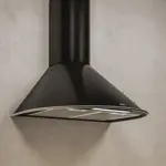 Campana Circular Negra Pulsante 60