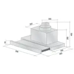 Campana Extensible Bajo Alacena Pulsante 60