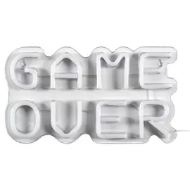 Lámpara Led Efecto Neón Game Over U...