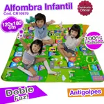 Alfombra Infantil Antigolpe Bebe 120x180cm Camping