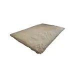 Alfombra Beige 1x1,5 Mts Nórdica Living Gadnic Lavable Súper Soft 