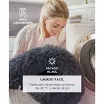 Alfombra 1x06 Mts Nórdica Living Gris oscuro Gadnic Lavable Súper Soft 