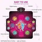 Tapete Baile Niños Wireless Bluetooth Musical