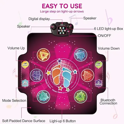 Tapete Baile Niños Wireless Bluetooth Musical