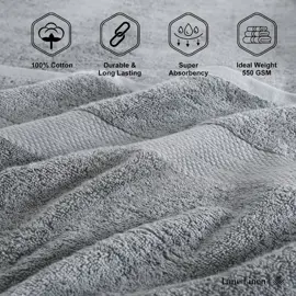 Juego De Toallas De Baño , Color Gr...