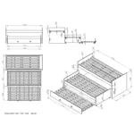 Cama Nido Triple Reforzada 1 Plaza Blanca