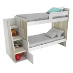 Cama Cucheta con Escalera Lateral 1 12 Plaza 245 x 168 x 90 cm  CODIGO 1705