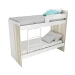 Cama Cucheta con Escalera Integrada 1 Plaza 201 x 160 x 80 cm  CODIGO 1706