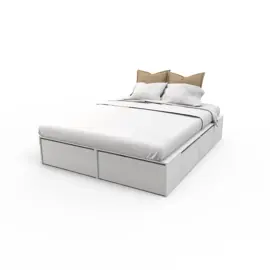 Cama Box Con Cajones 160 X 35 X 190...