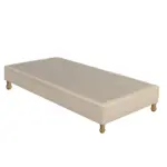 Base Sommier Ecocuero Tiza 1 1/2 Plaza 90x200 Patas Madera