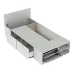 BOX BENETHON 1 1/2PL 100 X 200 - MEL.  BLANCO               
