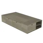 BOX BENETHON 1 1/2PL 100 X 200 - MEL NEBRASKA GRIS          