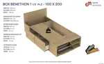 BOX BENETHON 1 1/2PL 100 X 200 - MEL NEBRASKA NATURAL       