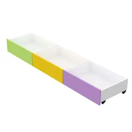 Kit 3 Cajones Bajo Cama Nature...