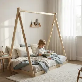 Cama Tipi Montessori 1 Plaza 