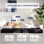 Colchón de futón plegable MAXYOYO de triple pliegue de 15 cm