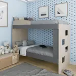 Cucheta EMC con escalera lateral Gris Grafito y Báltico