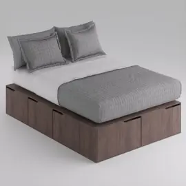 Cama Box 2 Plazas Con 6 Cajones Y ...