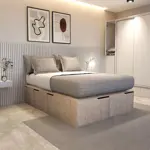 Cama Box EMC 2 Plazas con 6 Cajones y 2 Zapateros Báltico