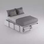 Cama Box EMC 2 Plazas con 6 Cajones y 2 Zapateros Venezia