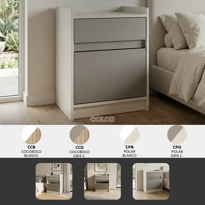 MESA DE LUZ 1CAJ 1PTA 6521 CCG TABLES