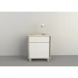 Mesa De Luz Minimal 1 Puerta 1 Cajo...