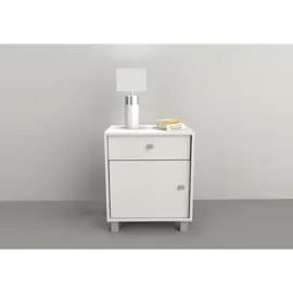 Mesa De Luz Minimal 1 Puerta 1 Cajo...