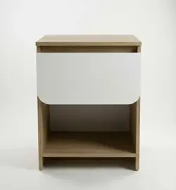 Mesa De Luz Limay Con 1 Cajon Y Est...