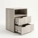 Mesa de Luz EMC con 2 Cajones Y Estante Helsinki