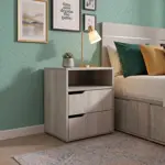 Mesa de Luz EMC con 2 Cajones Y Estante Helsinki