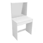 TOCADOR MAQUILLADOR CON ESPEJO Y CAJON MELAMINA BLANCO