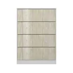 COMODA CAJONERA 4 CAJONES CORREDERAS TELESCOPICAS 90 CM HELSINKI