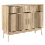 Comoda con Cajones y Puertas Atma Home Klaus Marron 100x80x35cm ATH-HD0091