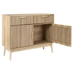 Comoda con Cajones y Puertas Atma Home Klaus Marron 100x80x35cm ATH-HD0091