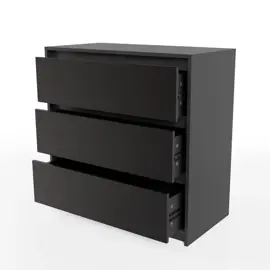 Comoda Cajonera De Melamina Con 3 C...