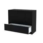 Cómoda Centro Estant Negra 3 Cajones Alto 83cm Ancho 100cm